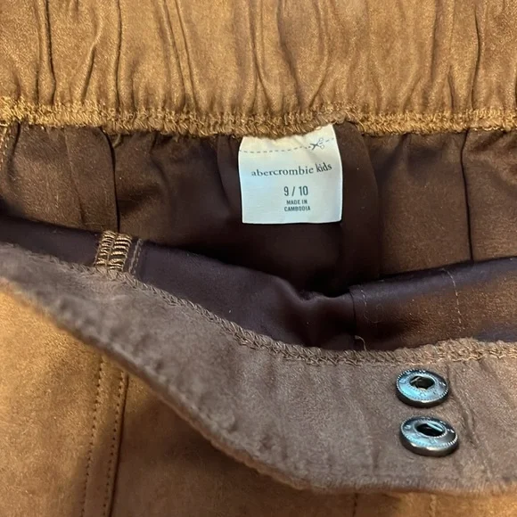 Brown suede skirt - Picture 2 of 4